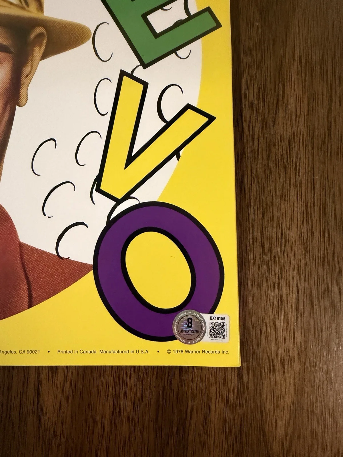 ‘DEVO’ Band Signed Vinyl Album ‘We Are Not Men?’ Mark & Gerald Beckett, image 3