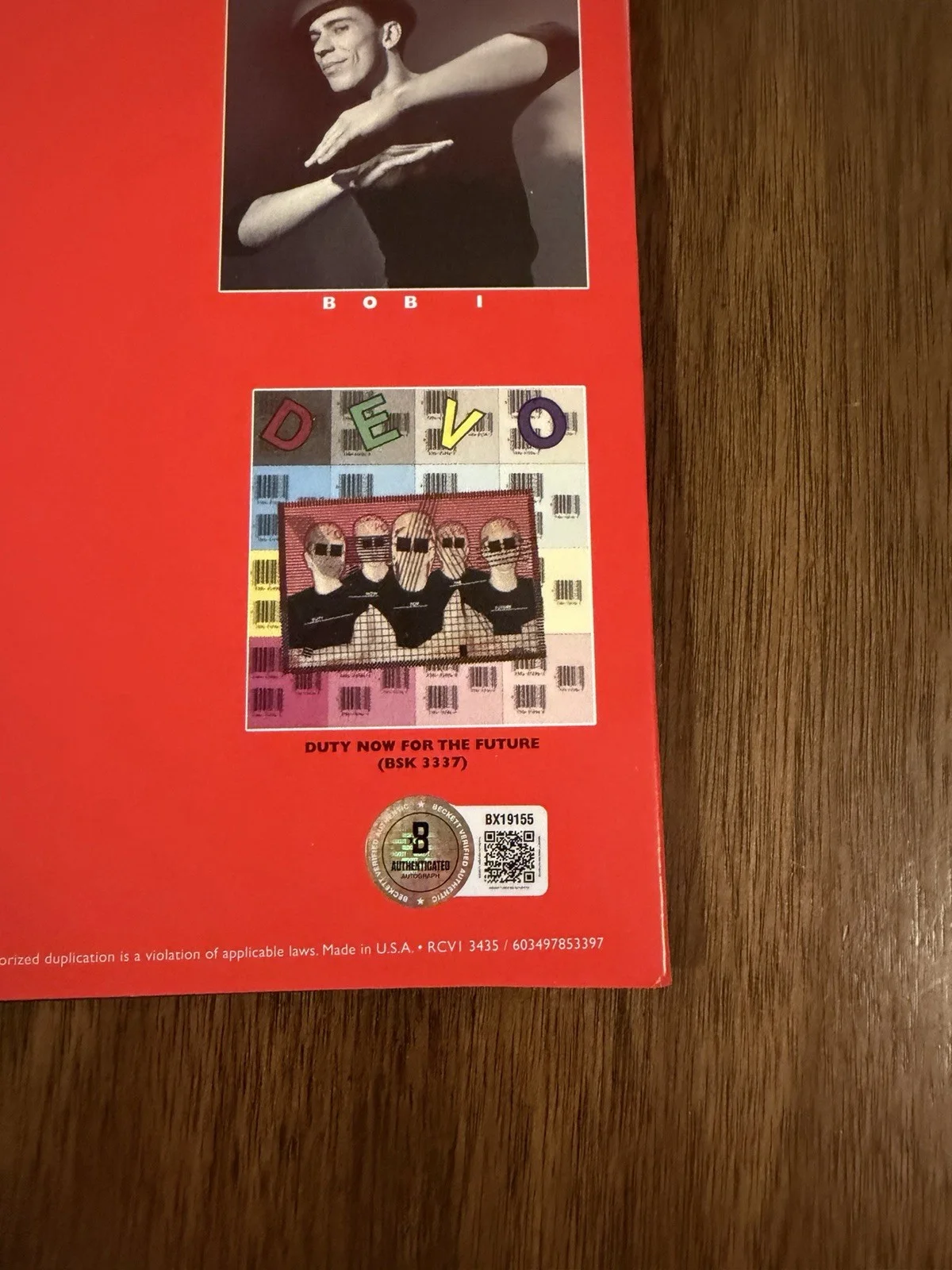 ‘DEVO’ Band Signed Vinyl Album ‘Freedom Of Choice’ Mark & Gerald Beckett, изображение 3