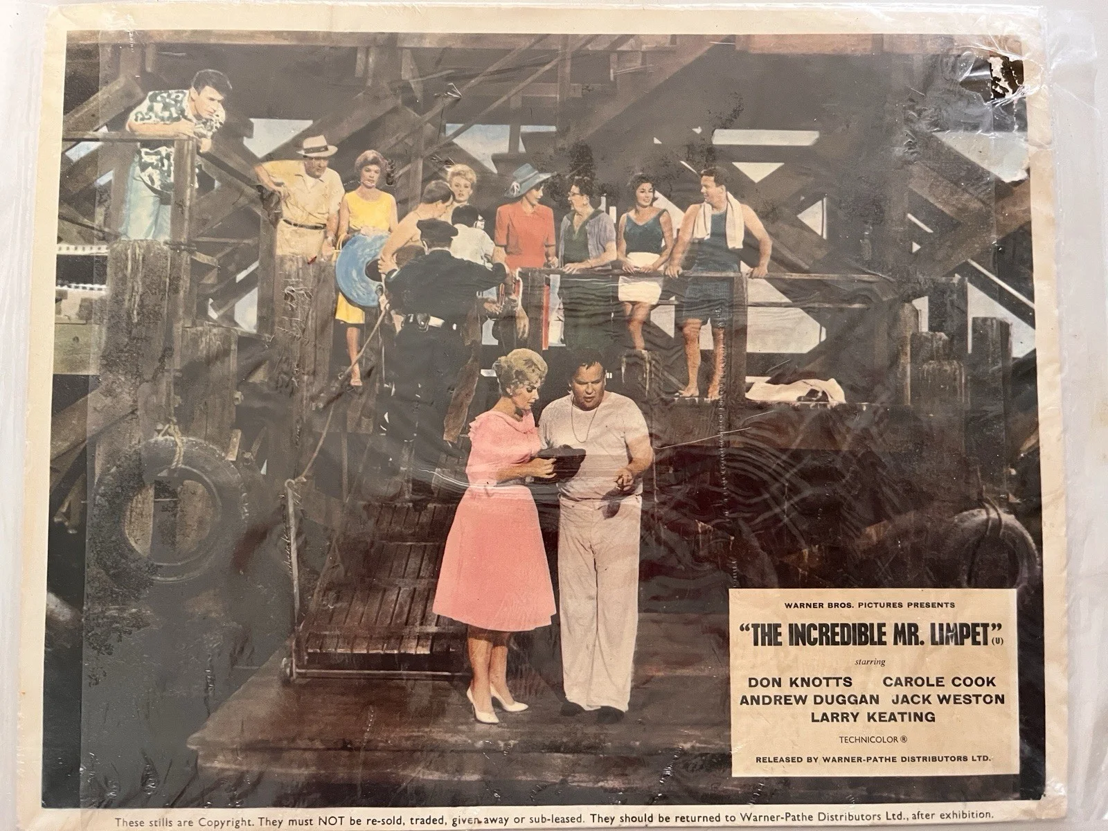Lobby card 11” x 14” The Incredible Mr Limpet UK release, изображение 2