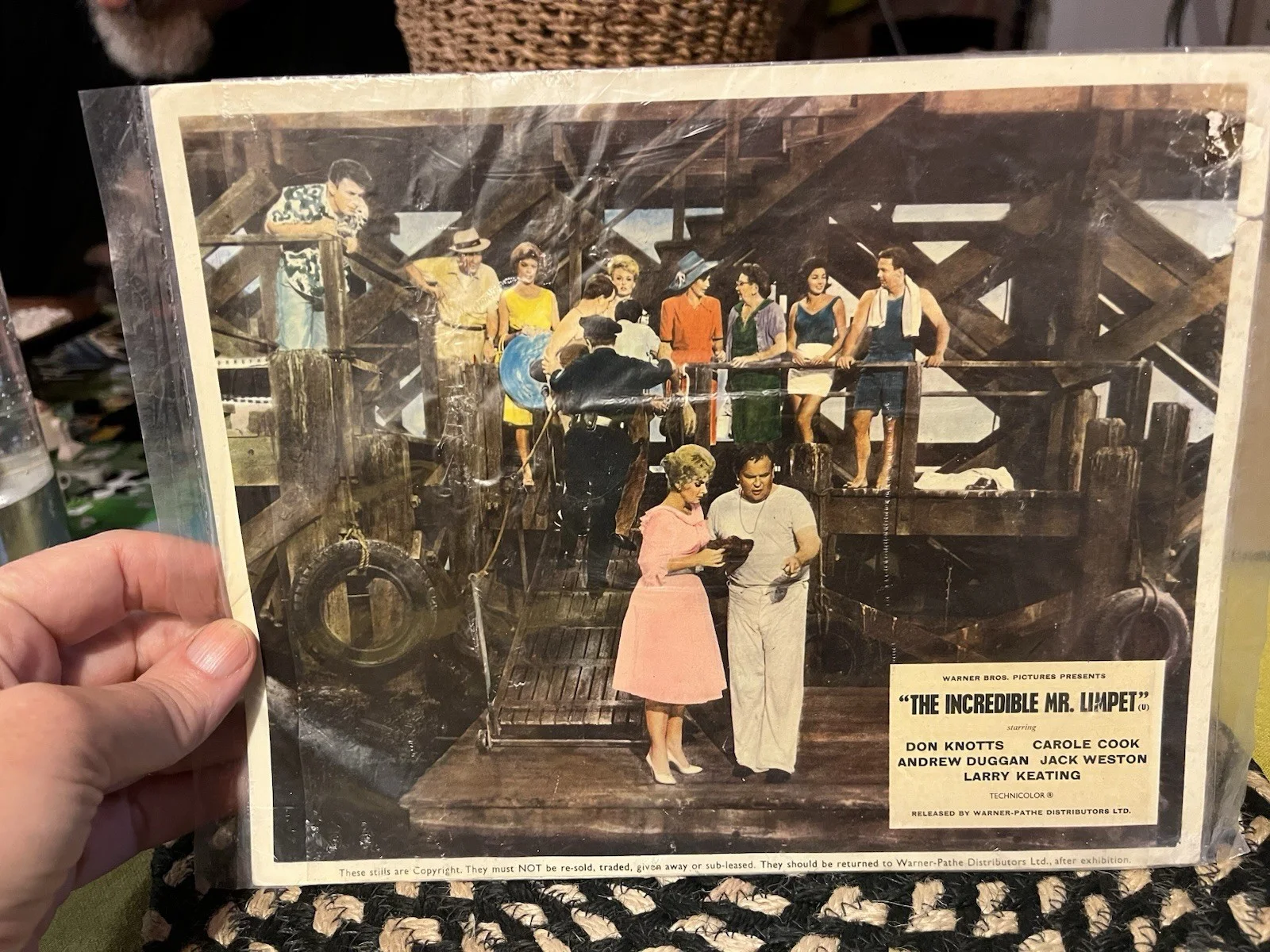 Lobby card 11” x 14” The Incredible Mr Limpet UK release, изображение 5