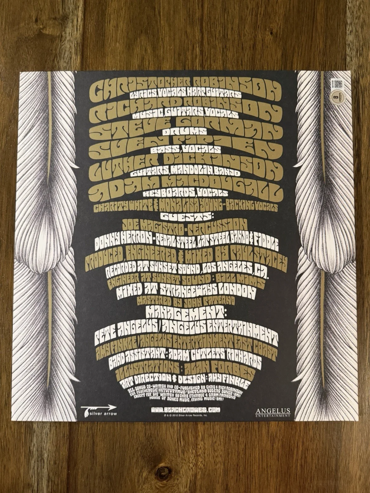 ‘The Black Crowes’ Signed Vinyl Album ‘Croweology’ Rich & Steve Beckett, изображение 2