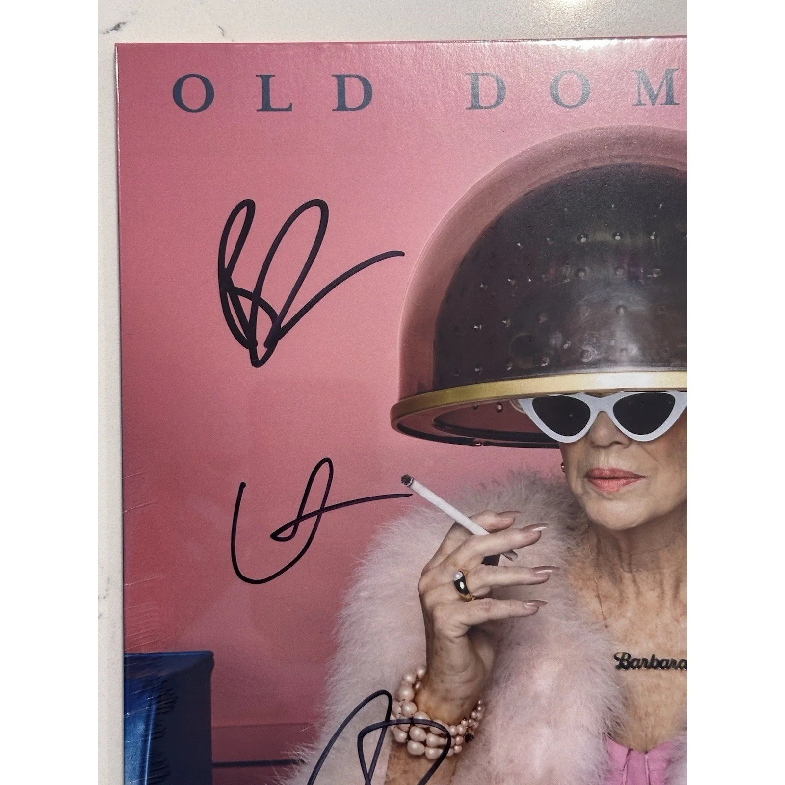 Old Dominion Band Signed 2025 Barbara Album Blush Pink Vinyl AUTOGRAPHED #2, изображение 2