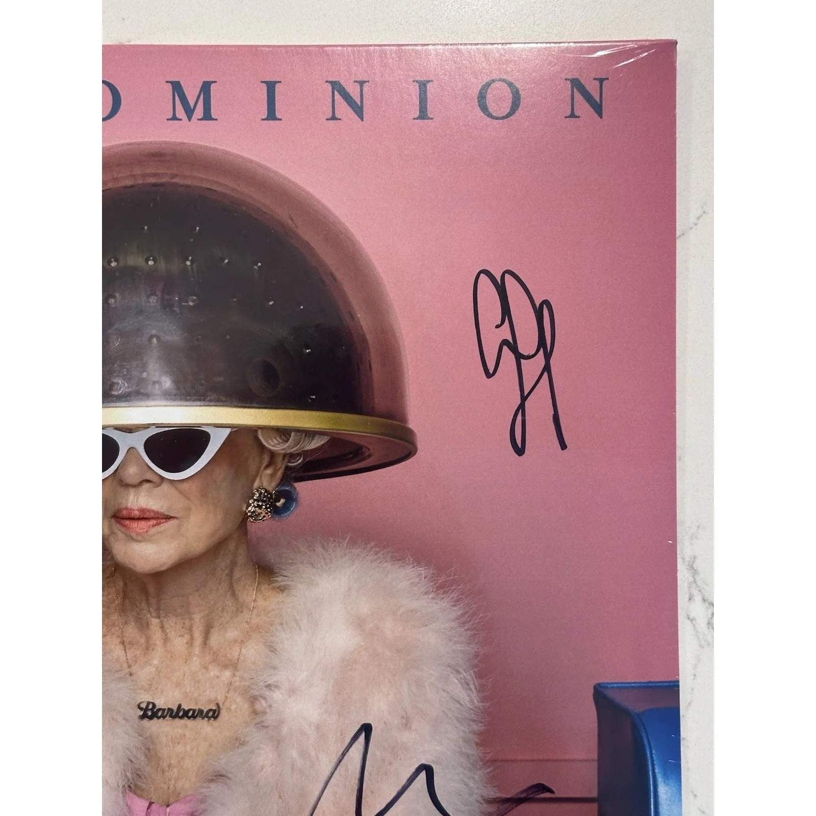 Old Dominion Band Signed 2025 Barbara Album Blush Pink Vinyl AUTOGRAPHED #2, изображение 5