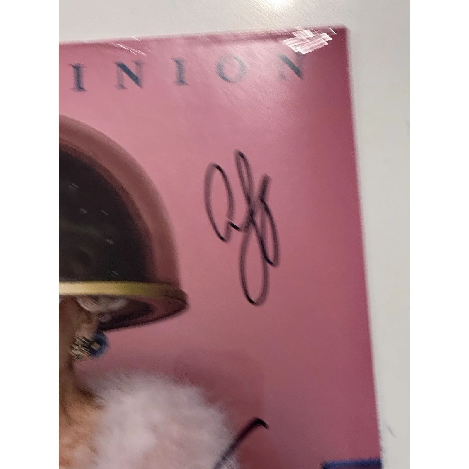 Old Dominion Band Signed 2025 Barbara Album Blush Pink Vinyl AUTOGRAPHED #3, image 5
