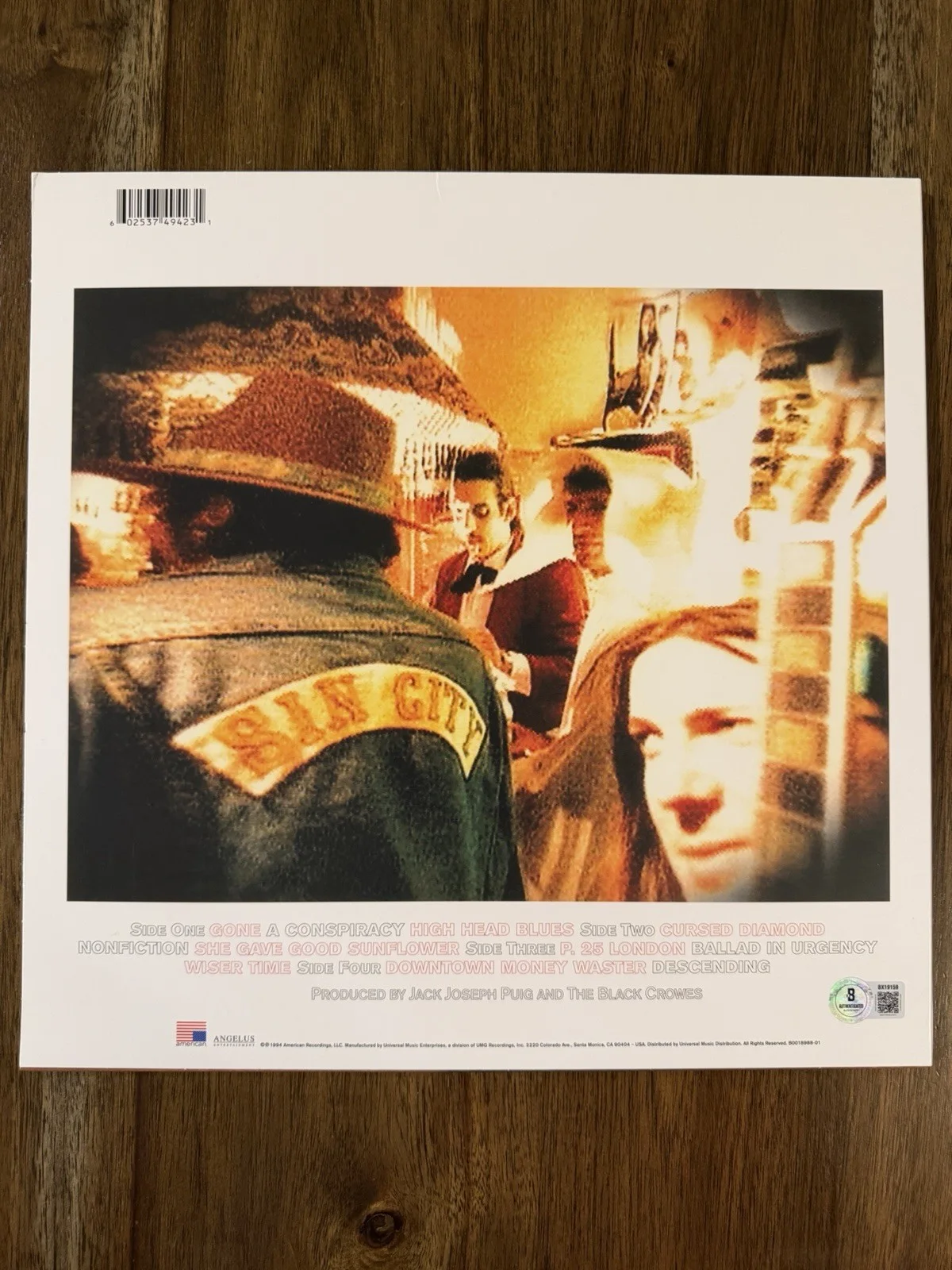 ‘The Black Crowes’ Signed Vinyl Album ‘Amorica’ Rich & Steve Beckett, изображение 2