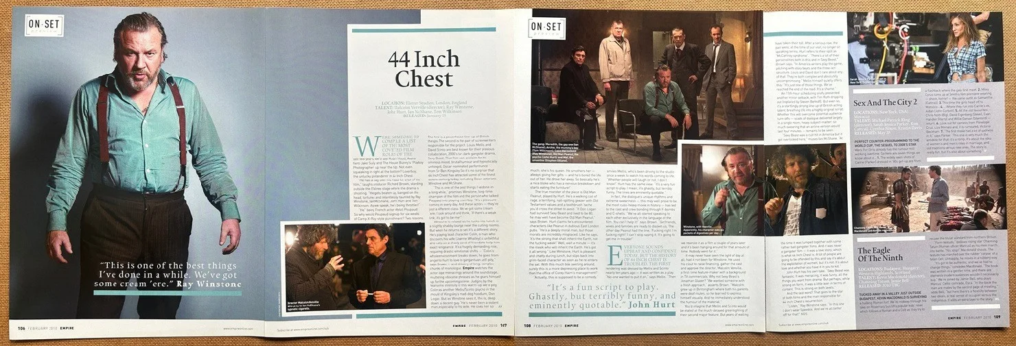 RAY WINSTONE - 2010 full page UK magazine poster, image 2