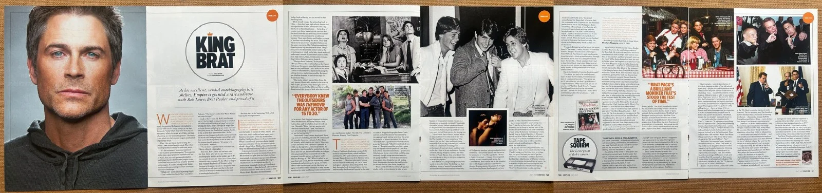 ROB LOWE - 2011 full page UK magazine poster, image 2