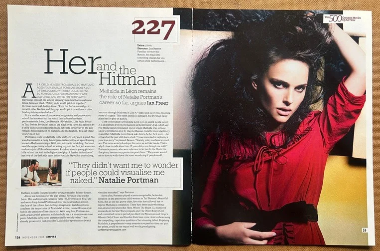 NATALIE PORTMAN - 2008 full page UK magazine poster, image 2
