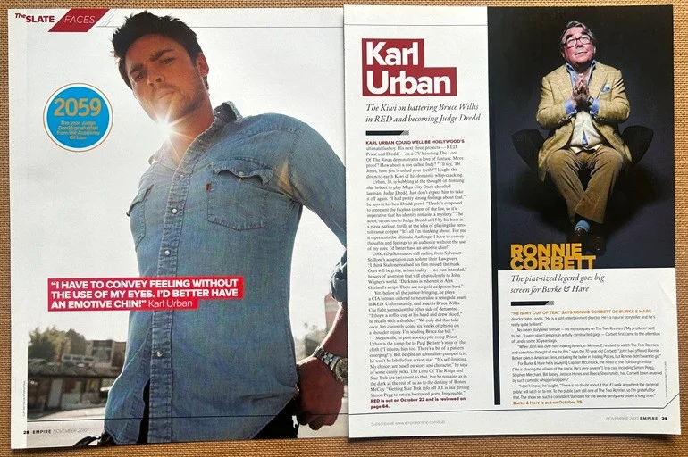KARL URBAN - 2010 full page UK magazine poster, изображение 2