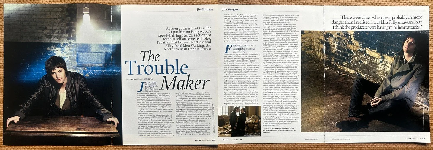 JIM STURGESS - 2009 full page UK magazine poster, изображение 2