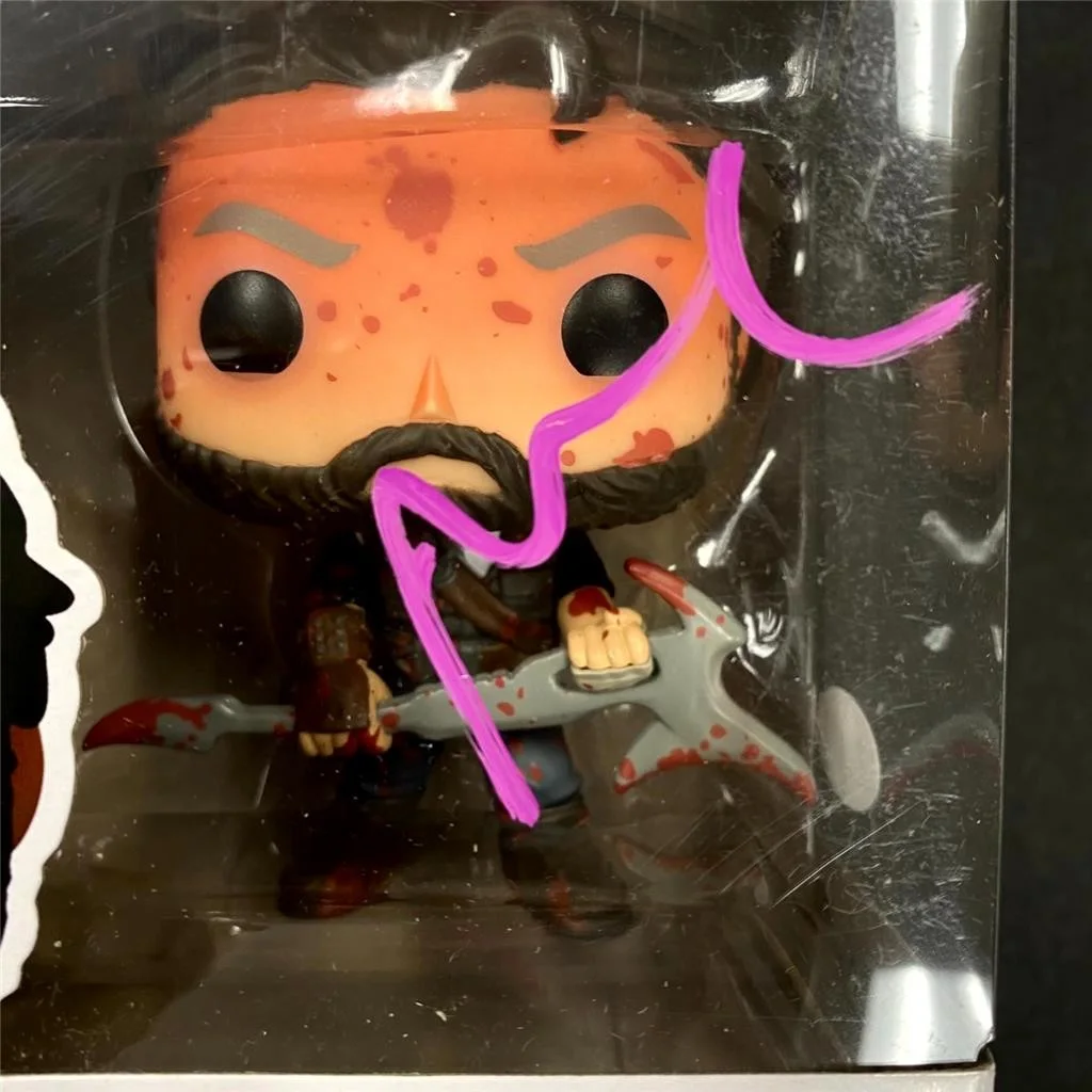 Nicolas Cage signed Mandy Red Miller Funko Pop! Figure 1131 autograph ~ JSA, изображение 2