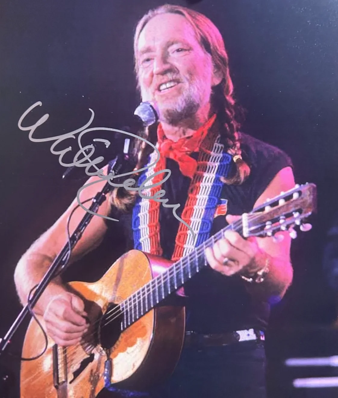 WILLIE NELSON Signed Original 8x10 inch Photo: Authentic Autograph GENUINE w/COA, изображение 3
