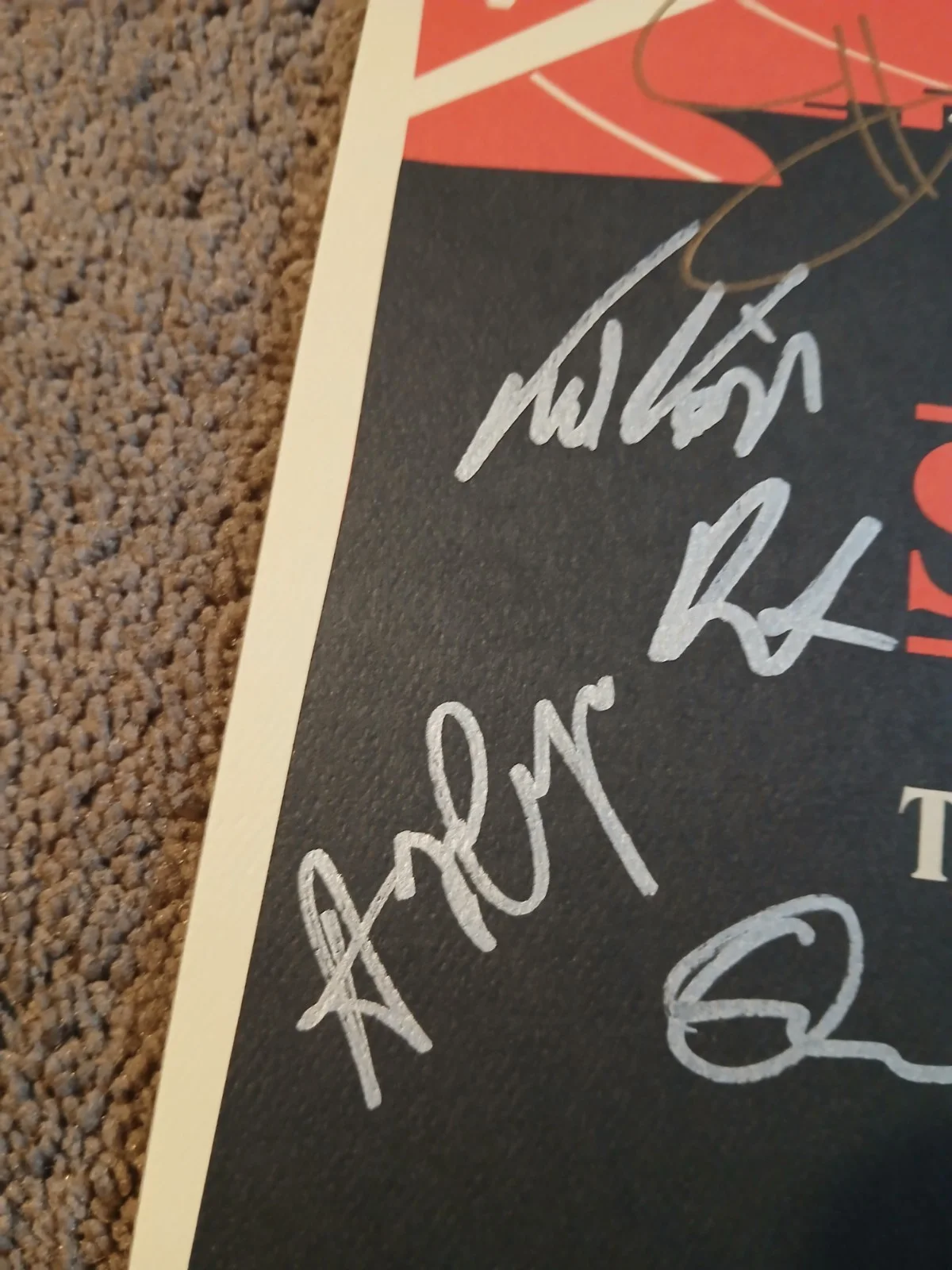 13 Cast Members — Stranger Things The First Shadow Cast signed 11x17 Poster with 13 signatures, image 4