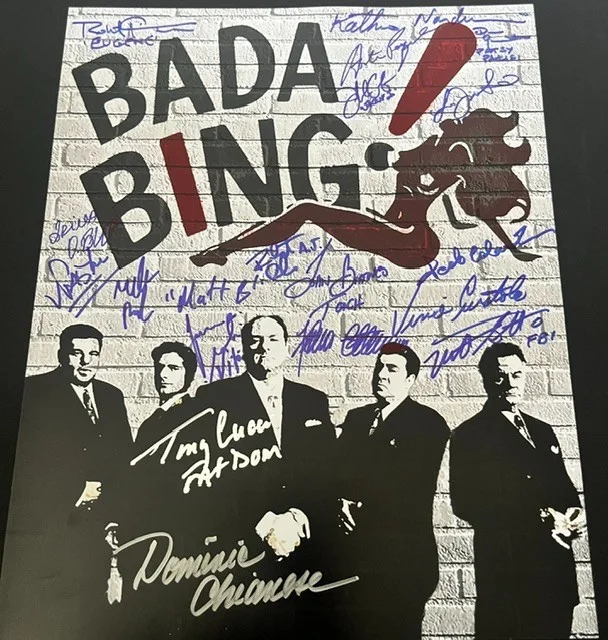Sopranos Cast — The Sopranos signed cast 11x14 by 14 members AJ, Meadow, JR, Furio etc