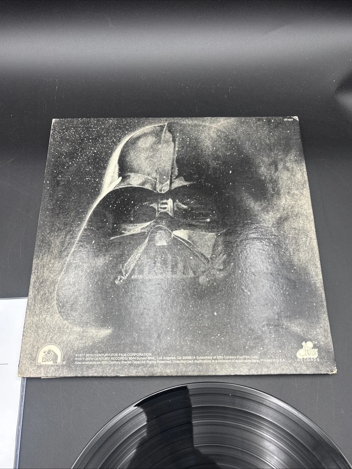 JOHN WILLIAMS Signed STAR WARS 1977 Soundtrack LP PROMO DEMO COPY BECKETT BAS***, image 3