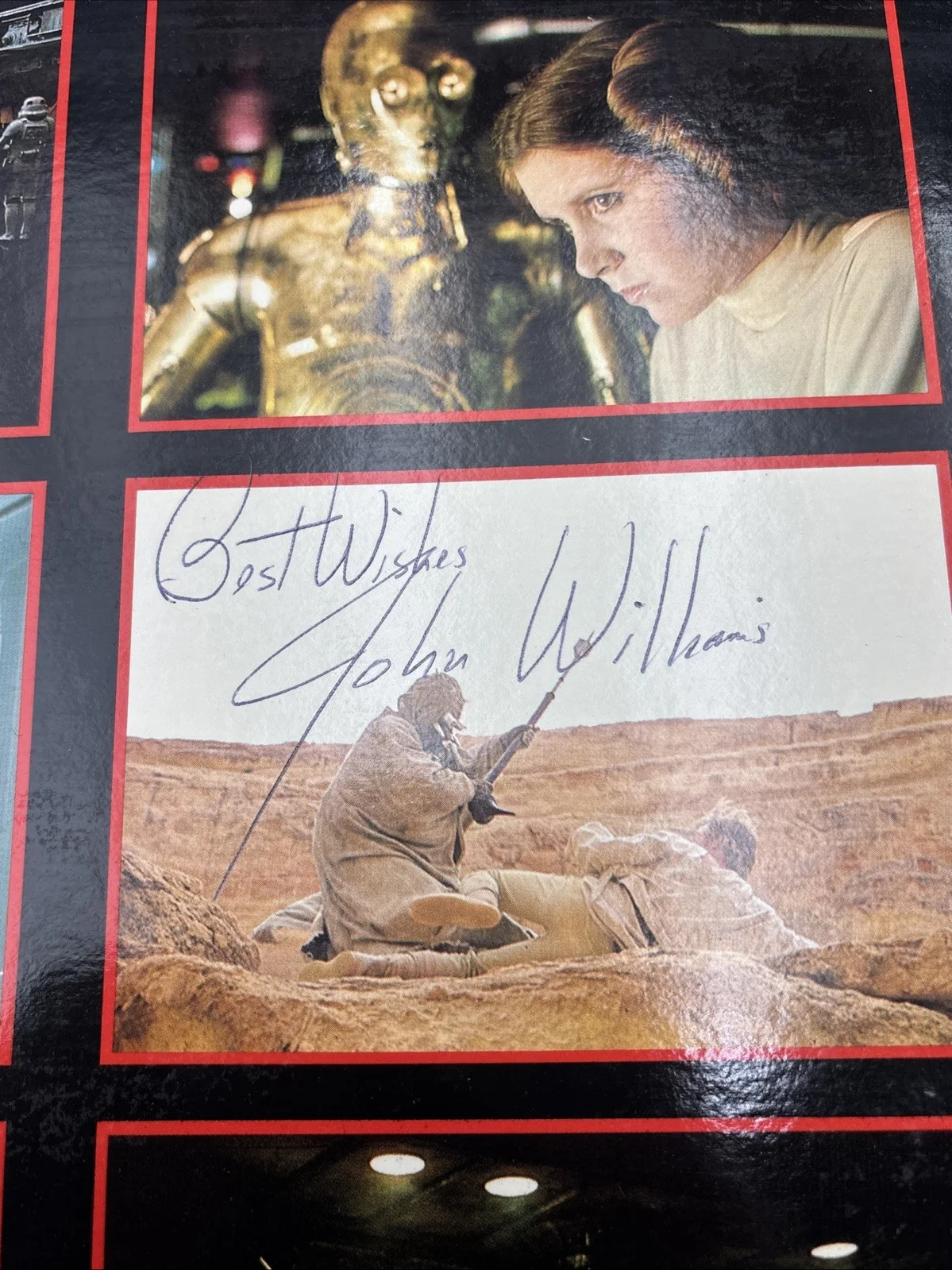 JOHN WILLIAMS Signed STAR WARS 1977 Soundtrack LP PROMO DEMO COPY BECKETT BAS***, image 4