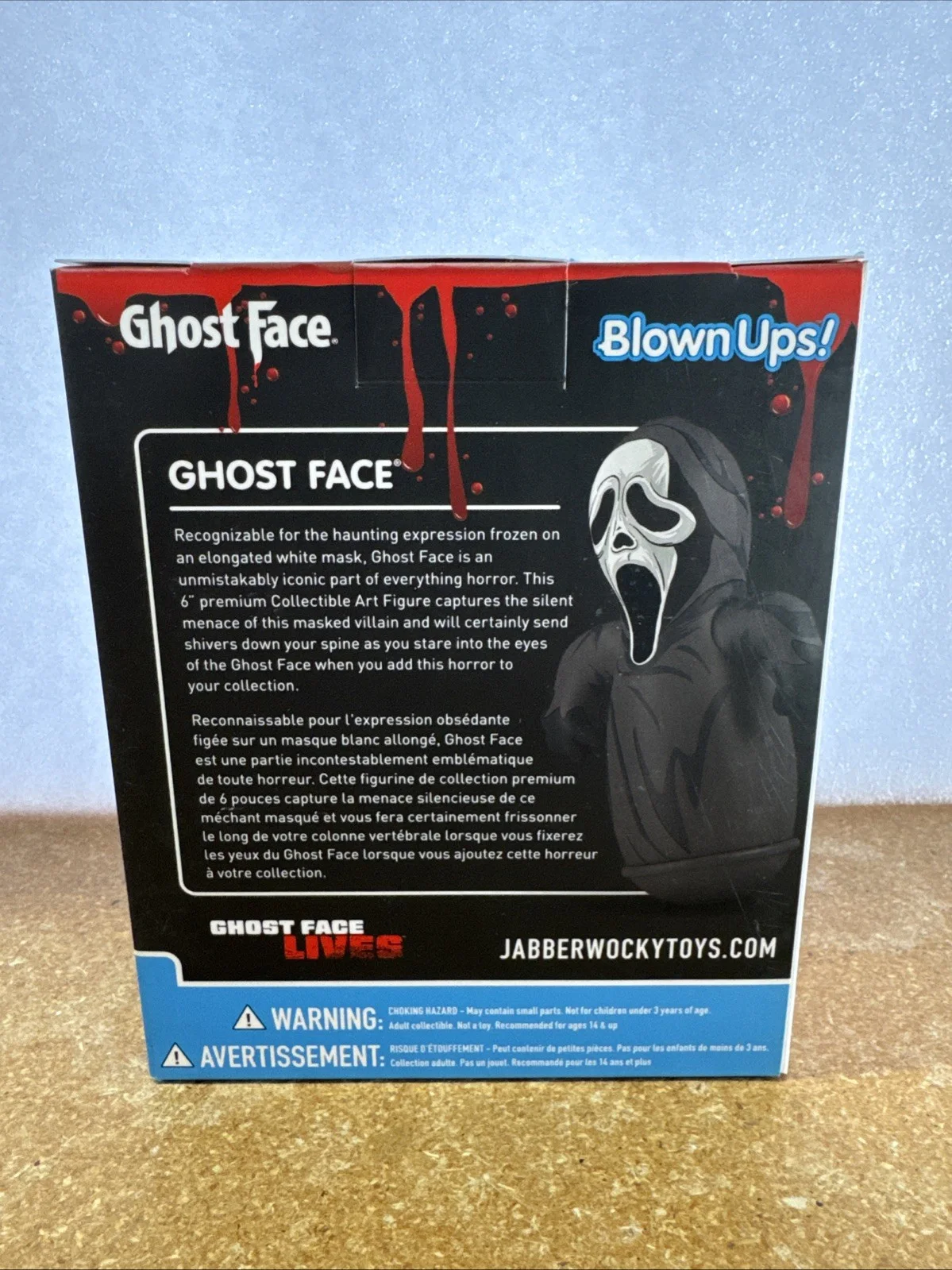 Roger L. Jackson — Roger L. Jackson Signed Scream Blown Ups! Figure GhostFace LE 600 JSA Certified, image 3