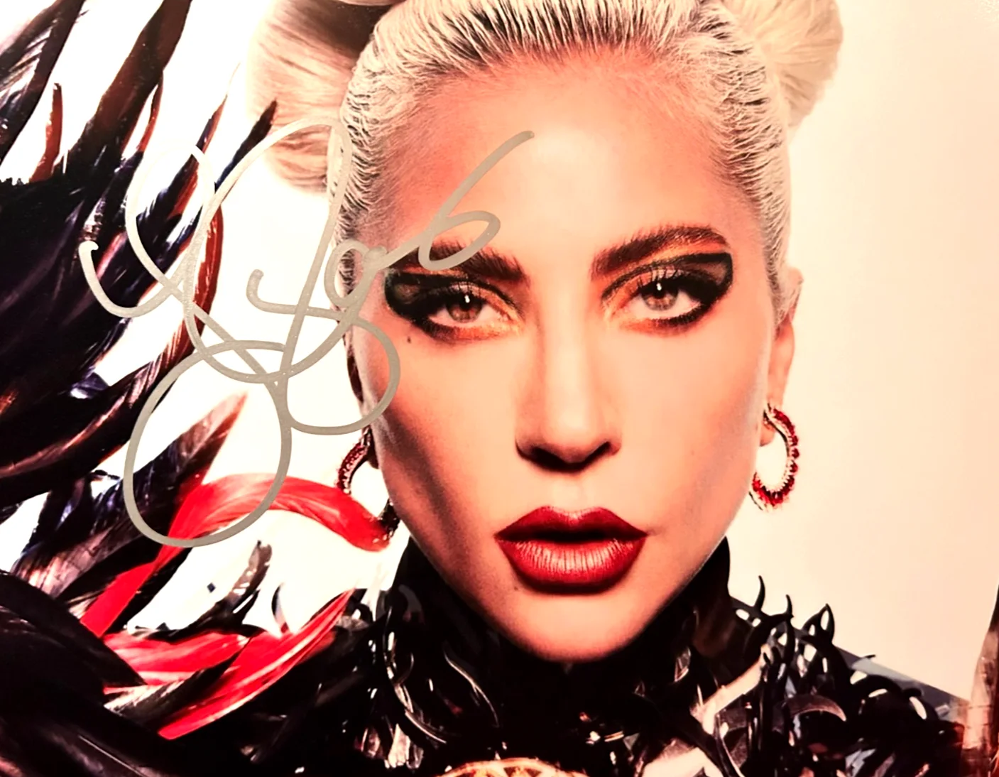 LADY GAGA Signed Original 8x10" Authentic Autograph GENUINE w/COA, image 3