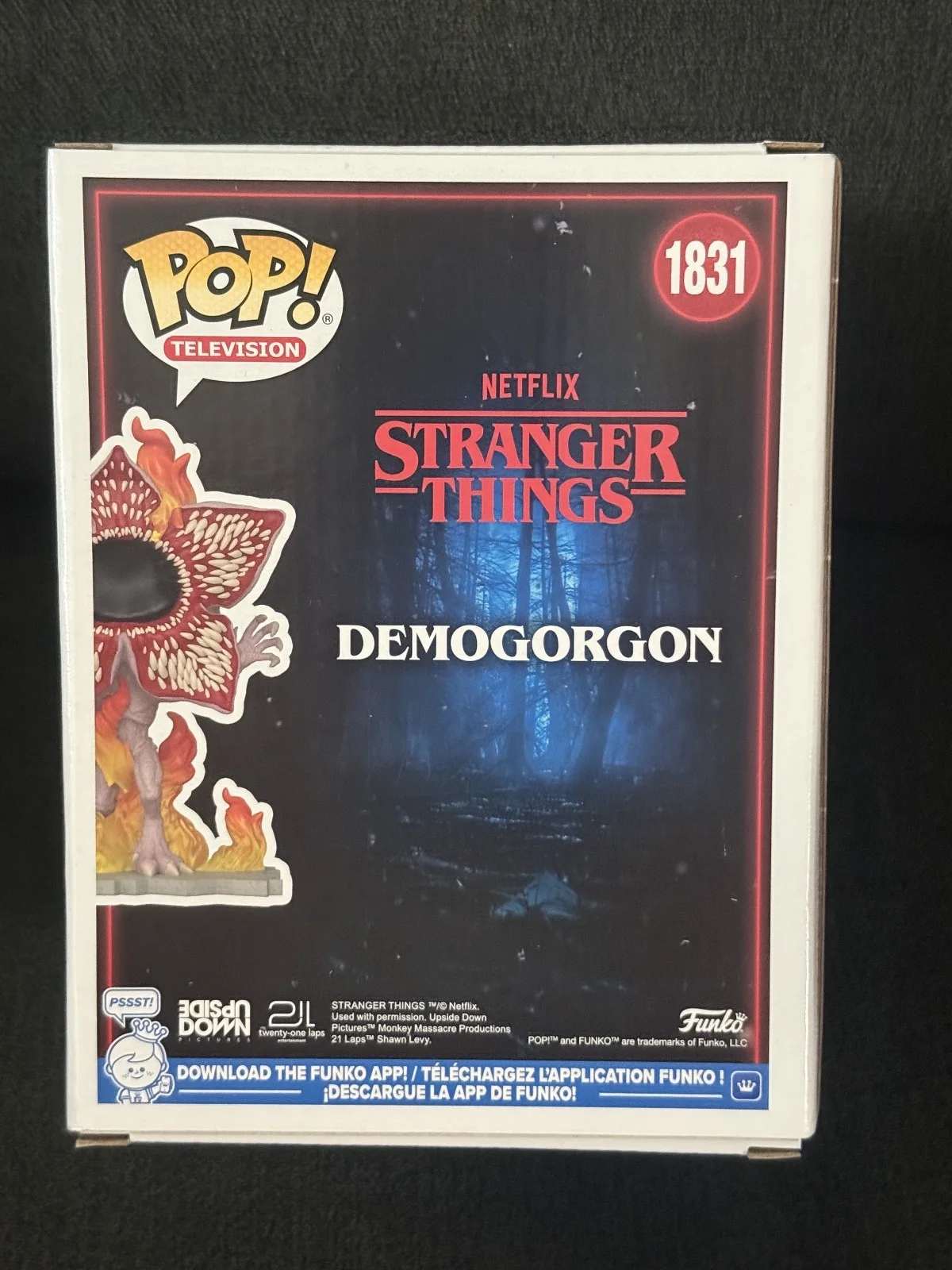 DEMOGORGAN on Fire Funko Pop! Premium (Stranger Things) #1831, image 3