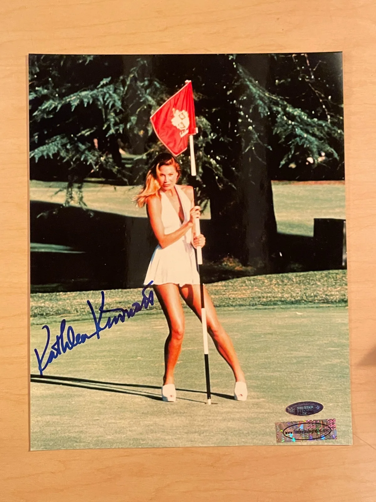 Kathleen Kinmont — Kathleen KINMONT Signed 8x10 PHOTO Halloween 4 Kelly Meeker Auto Tristar COA