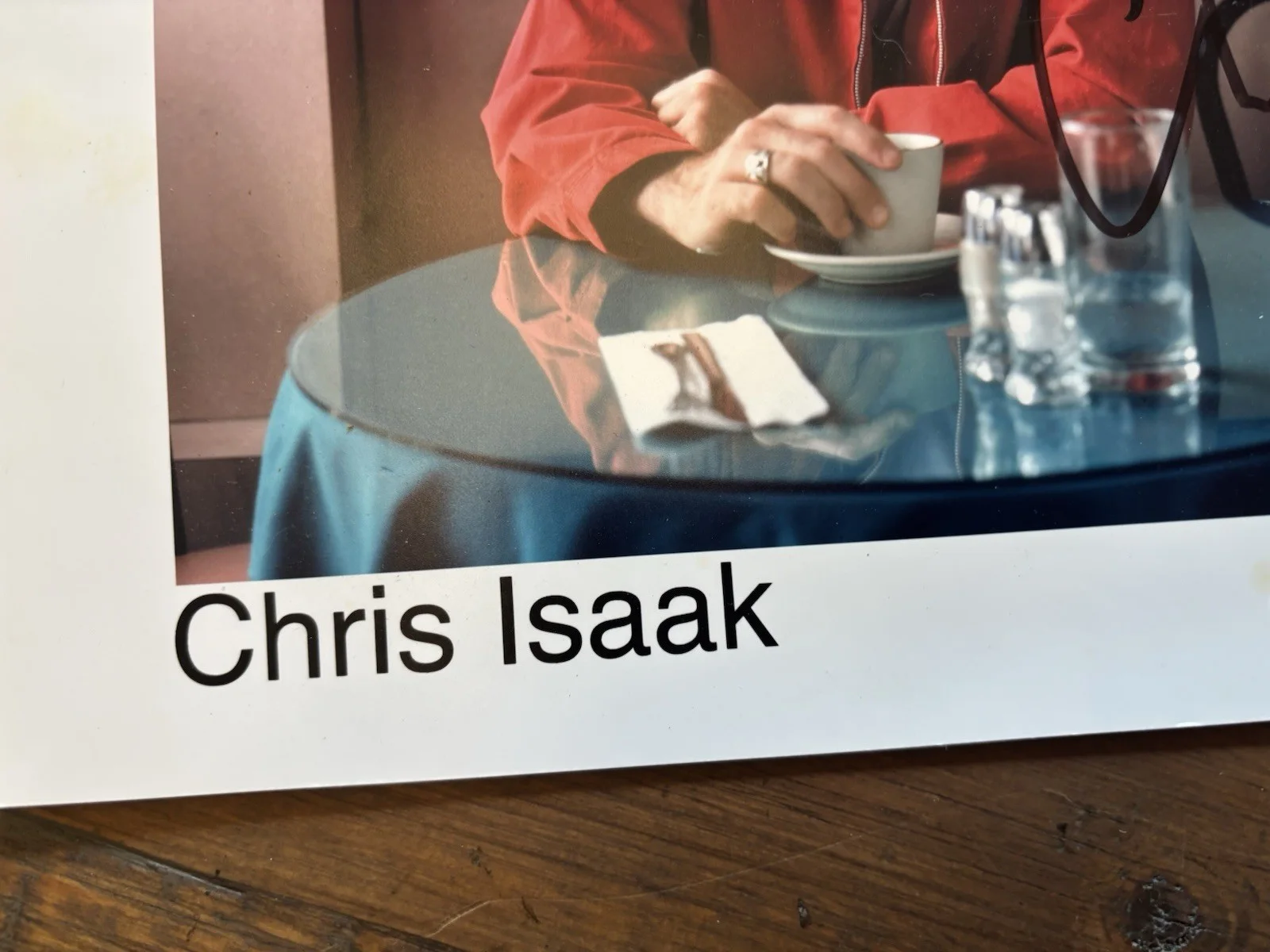 Chris Isaak SIGNED 8x10 Photo - "You Dance Divine" Song Lyric Autograph - RARE!, изображение 2