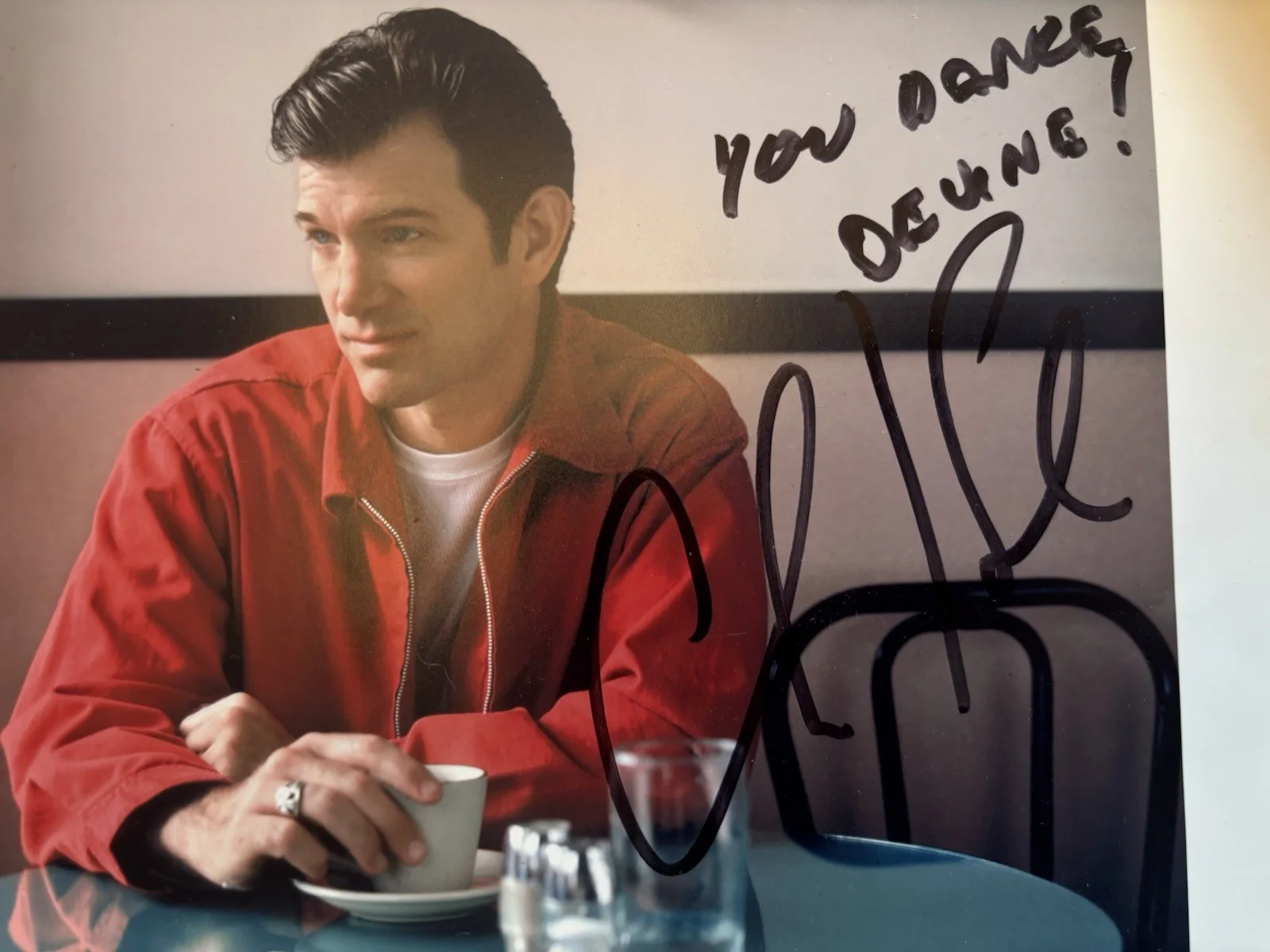 Chris Isaak SIGNED 8x10 Photo - "You Dance Divine" Song Lyric Autograph - RARE!, изображение 3