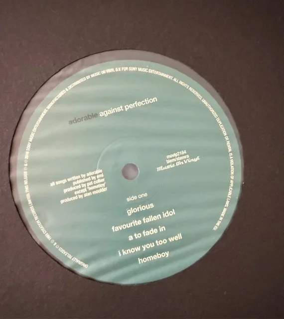 Adorable : fully signed Against Perfection autographed Lp vinyl, image 4