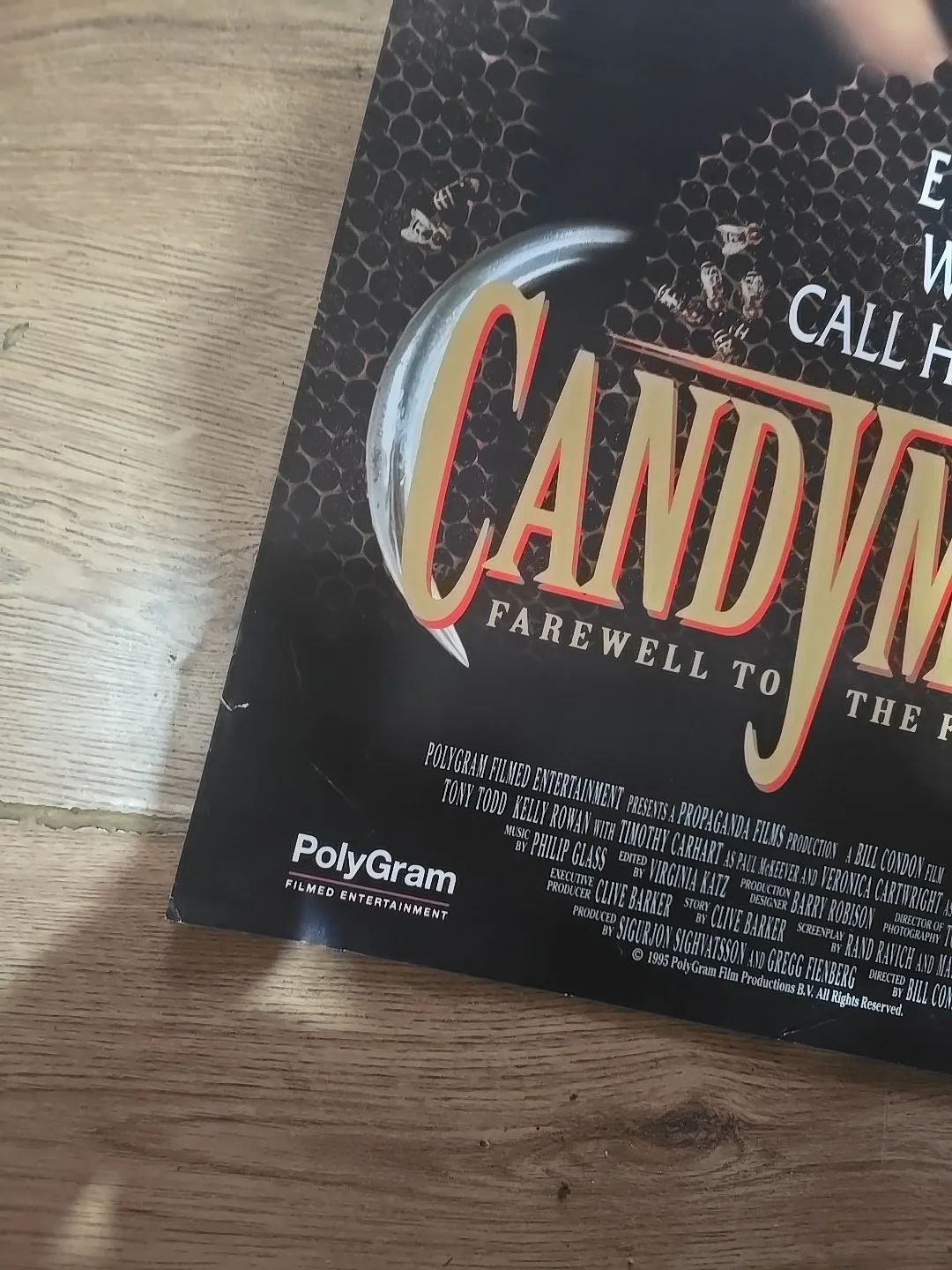 Candyman 2 Original Video Shop VHS Poster Rare Tony Todd, изображение 2