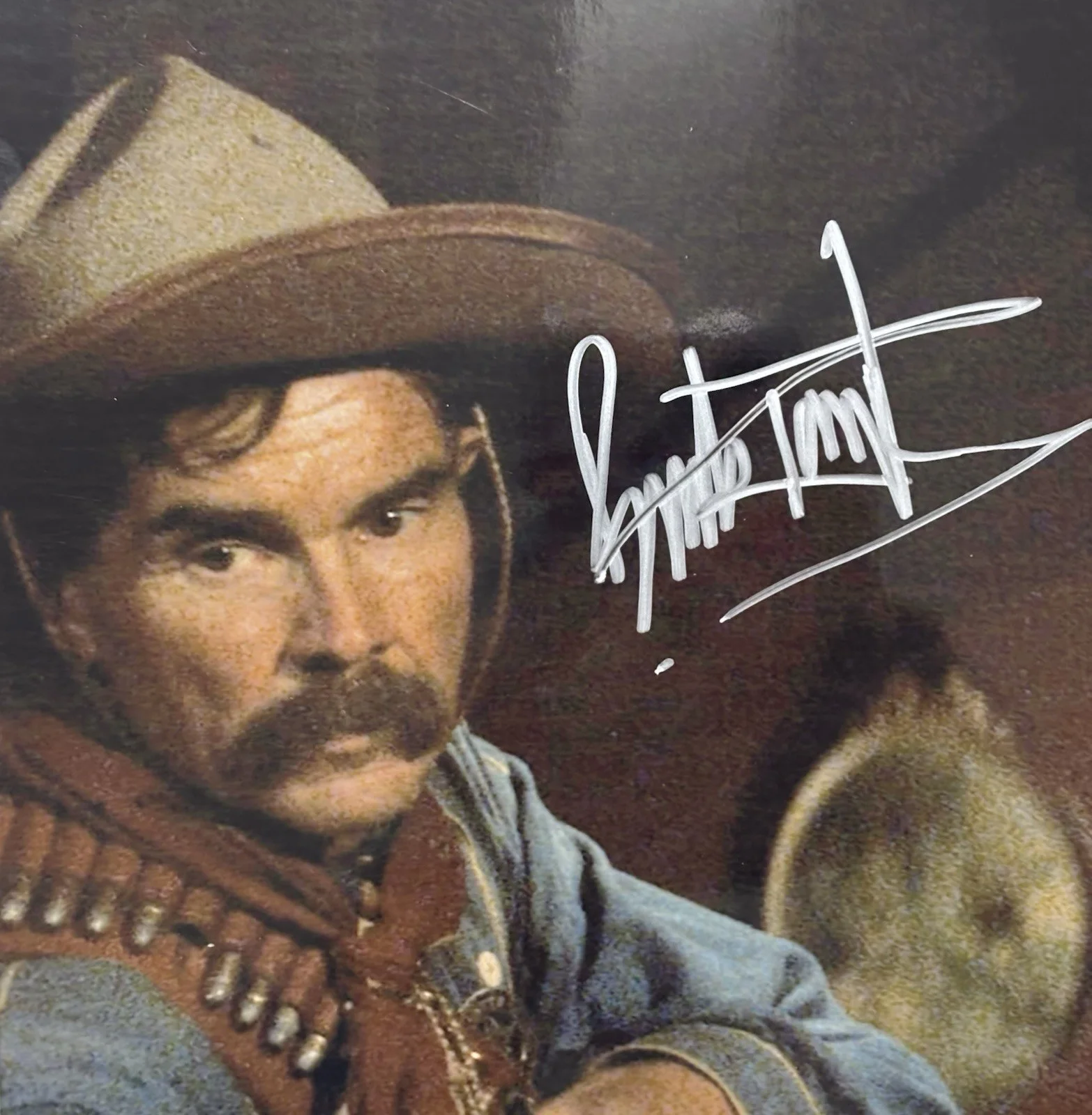 Tombstone Autographed Movie Industry Color Photographs Signed by Buck Taylor., изображение 3