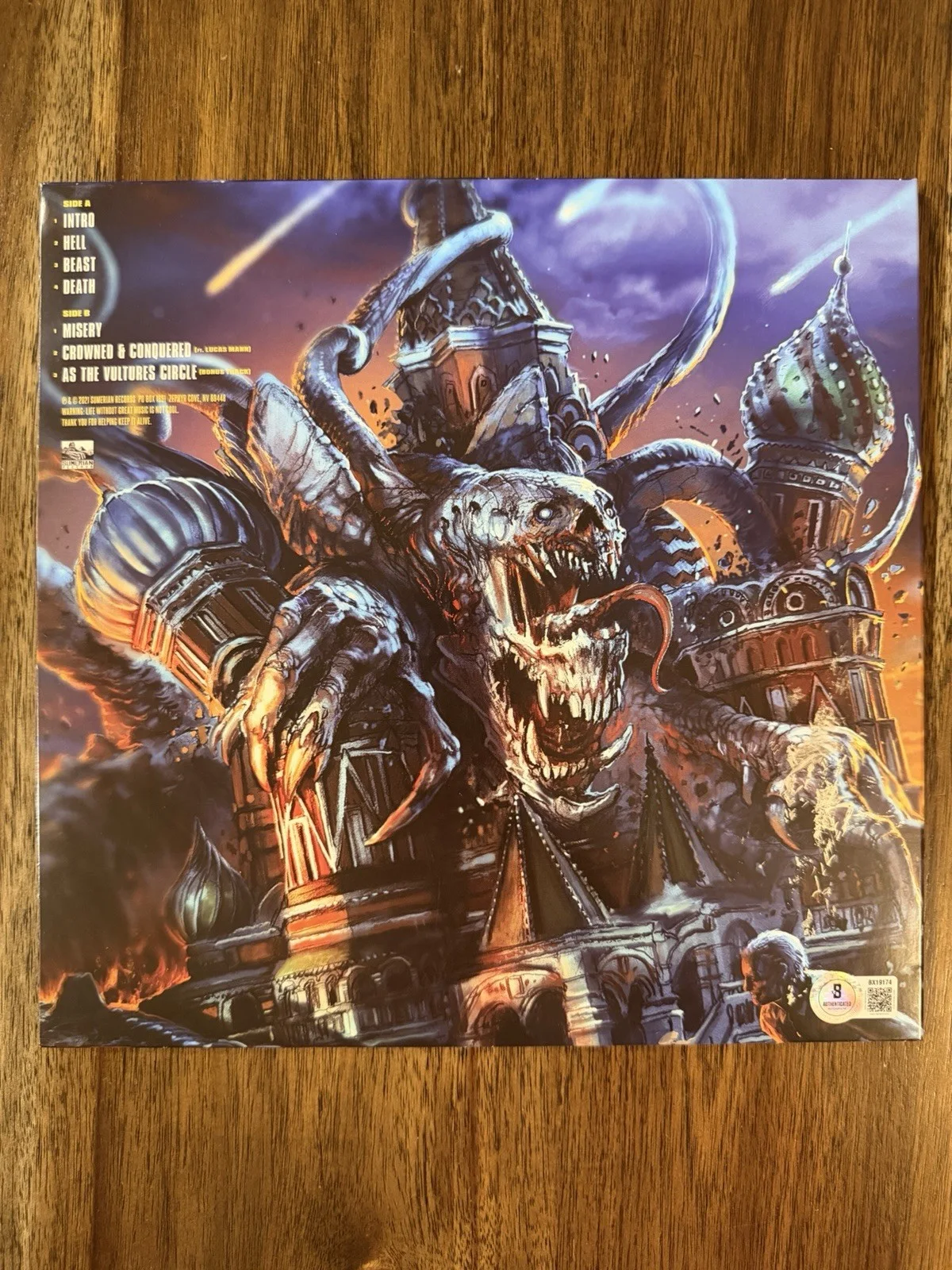 Alex Terrible ‘Slaughter To Prevail’ Signed Vinyl Album ‘Chapters Of Misery’, изображение 3
