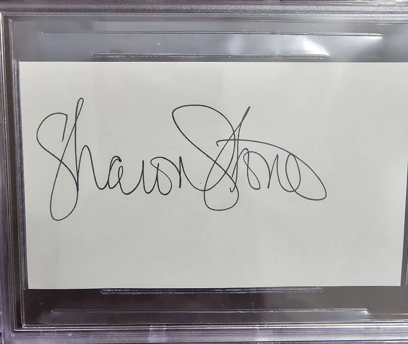 Sharon Stone — 🔥 SHARON STONE Cut Auto Beckett Authenticated Autograph FREE SHIPPING, изображение 2
