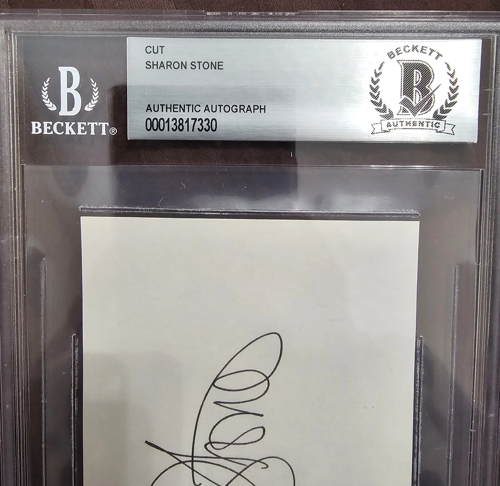 Sharon Stone — 🔥 SHARON STONE Cut Auto Beckett Authenticated Autograph FREE SHIPPING, изображение 3