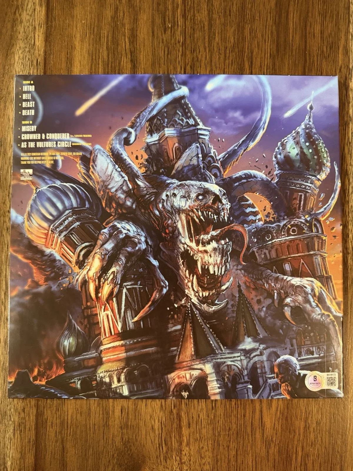 Alex Terrible ‘Slaughter To Prevail’ Signed Vinyl Album ‘Chapters Of Misery’, изображение 3
