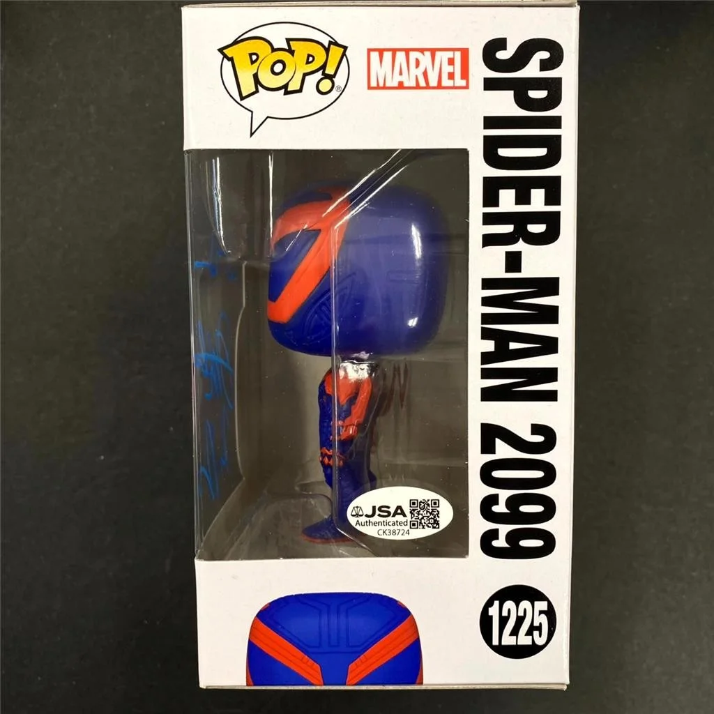 Artists Powers, J. Dos Santos, Thompson signed Spider-Man Funko Pop auto JSA, image 3