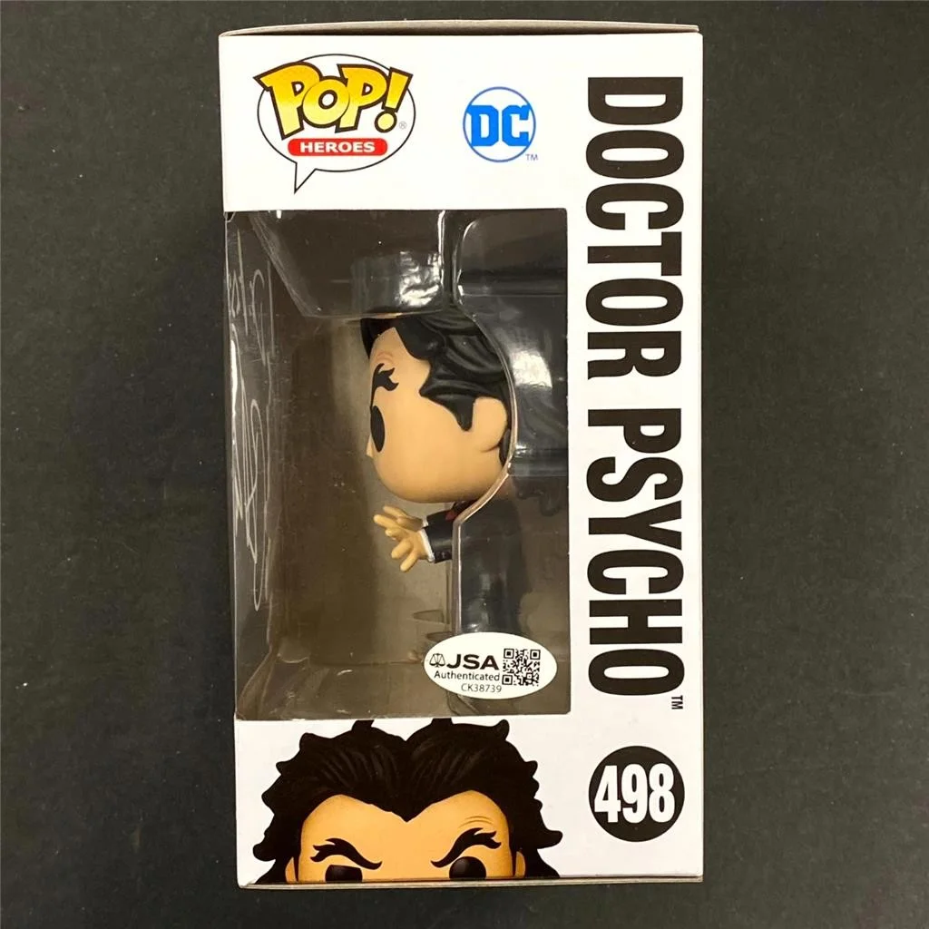 Tony Hale signed Harley Quinn "Dr. Psycho" Funko Pop! Figure 498 autograph JSA, изображение 3