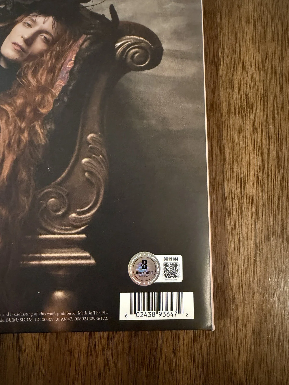 Florence Welch ‘Florence + The Machine’ Signed Vinyl Album ‘Dance Fever’ Beckett, изображение 3