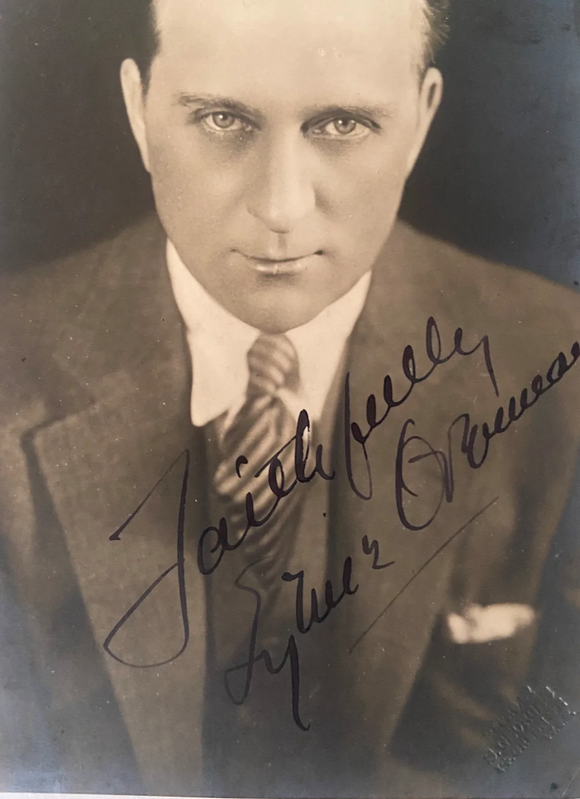 Lynne Overman - Actor 1930s-1940s-Vintage Photo -Signed B/W 3&1/2" x 5&1/2", изображение 2