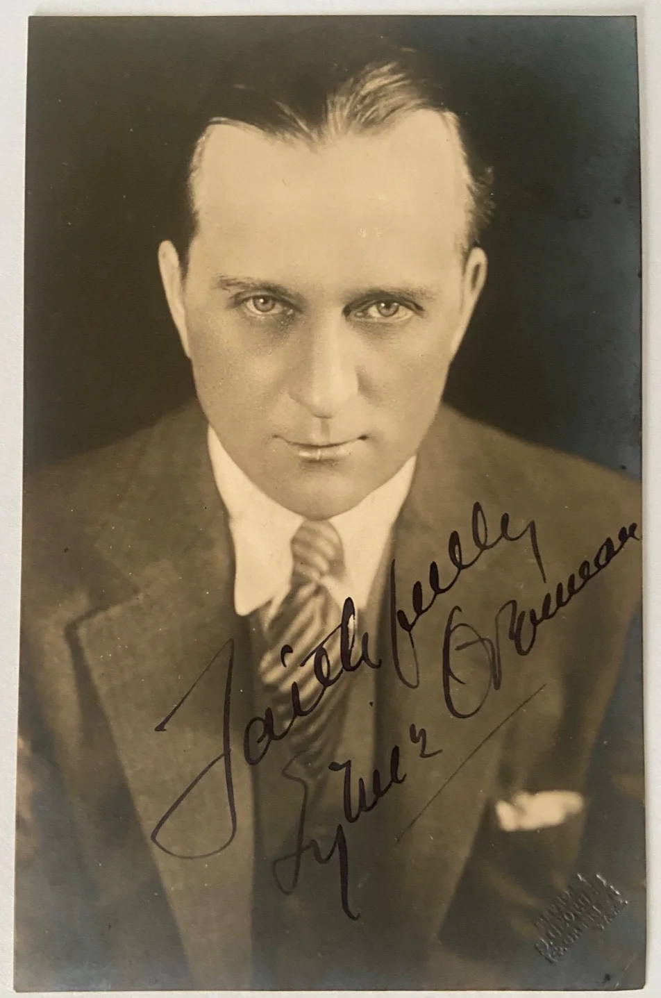 Lynne Overman - Actor 1930s-1940s-Vintage Photo -Signed B/W 3&1/2" x 5&1/2", изображение 4