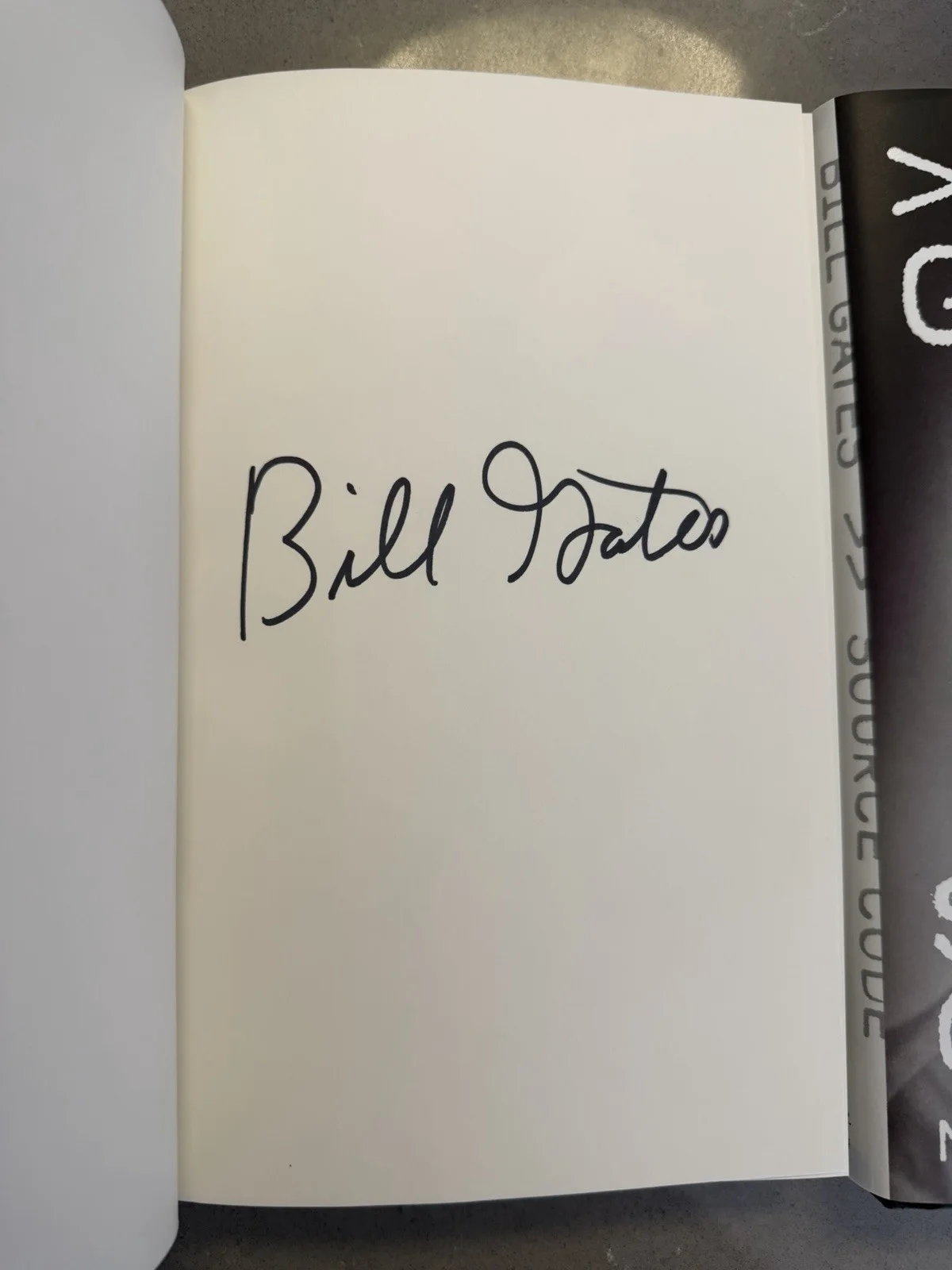 BILL GATES MICROSOFT SIGNED AUTOGRAPH SOURCE CODE HARDCOVER BOOK AUTH RARE B, image 2