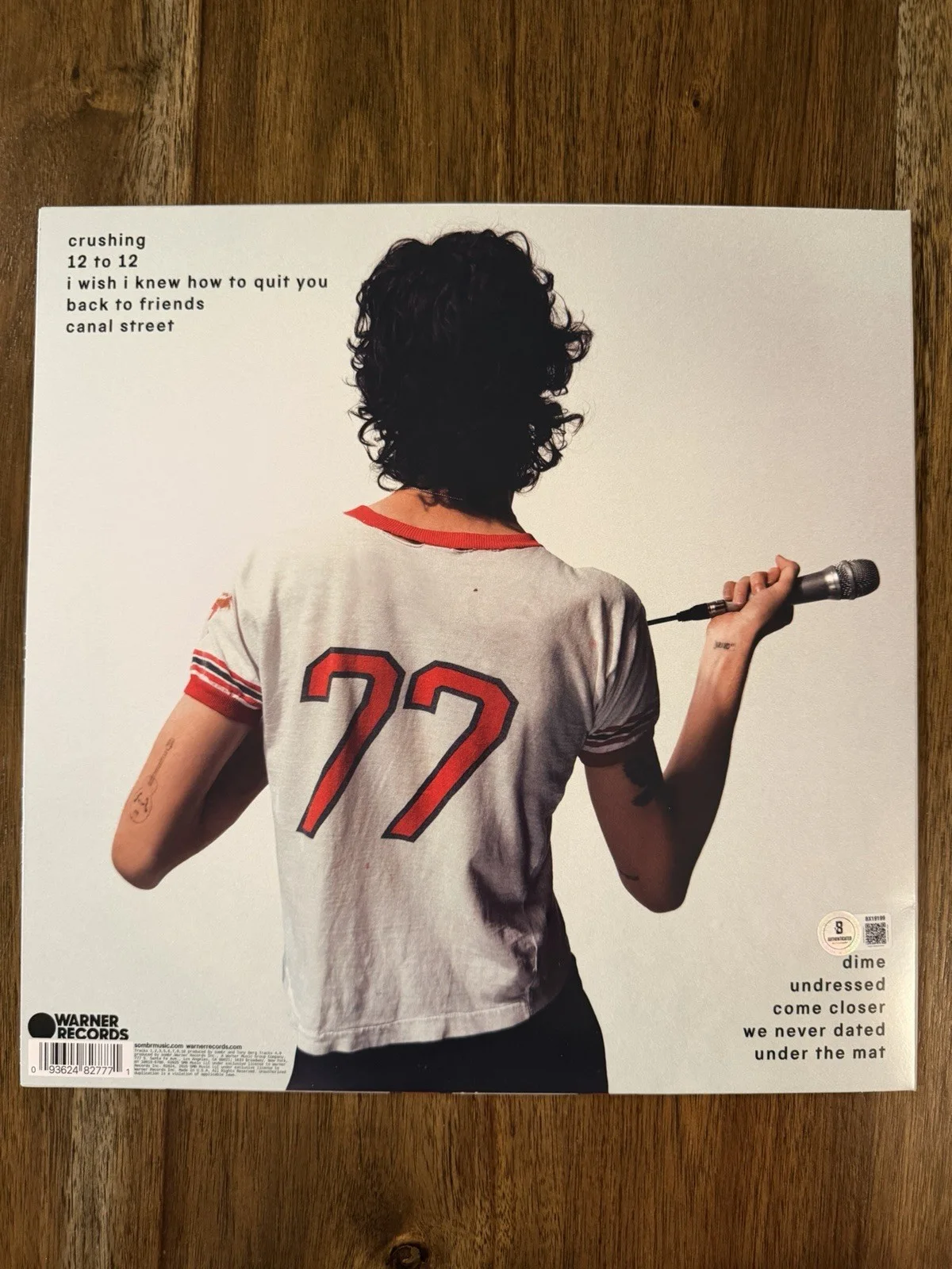 ‘Sombr’ Signed Vinyl Album ‘I Barely Know Her’ Beckett Certified, изображение 2