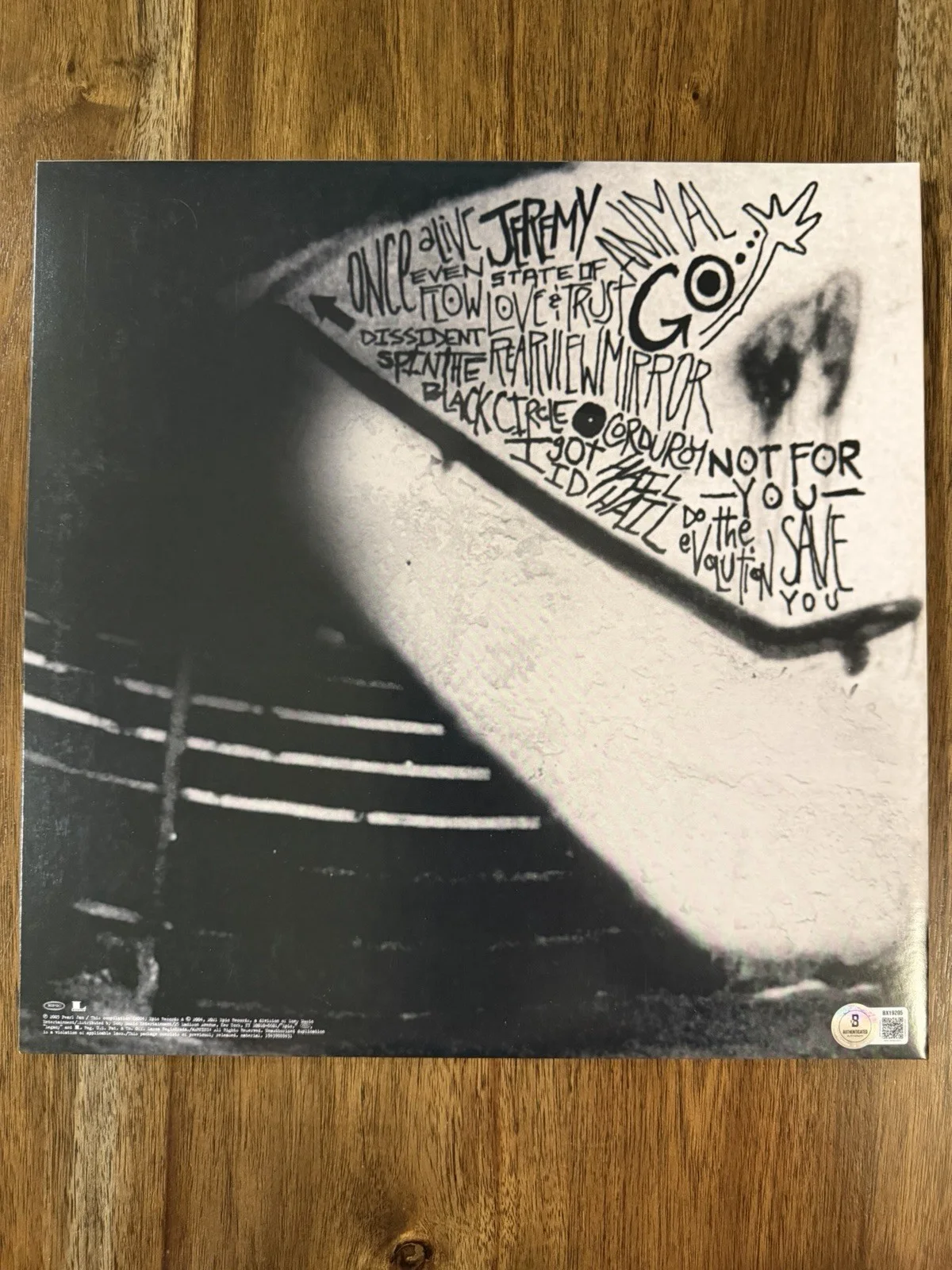 Matt Cameron ‘Pearl Jam’ Band Drummer Signed Vinyl Album ‘Greatest Hits’ Beckett, изображение 2