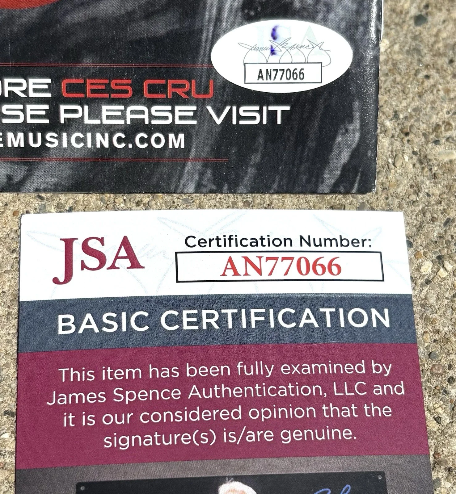 CES CRU SIGNED CD JSA COA Ego Stripper RAP HIP HOP, image 2