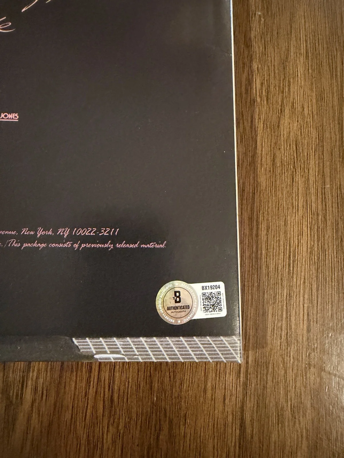 Jaafar Jackson ‘Michael’ Movie Signed Vinyl Album ‘Thriller’ Autograph Beckett, изображение 4