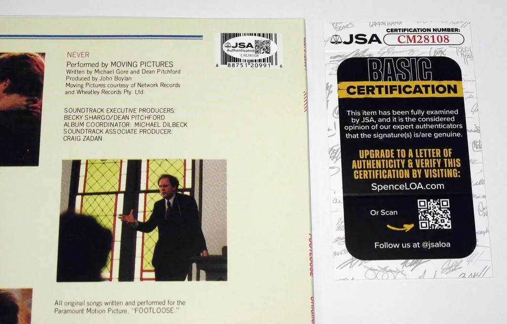 Kenny Loggins — Kenny Loggins signed "FOOTLOOSE" Vinyl Album EXACT PROOF a Autographed JSA COA, изображение 3