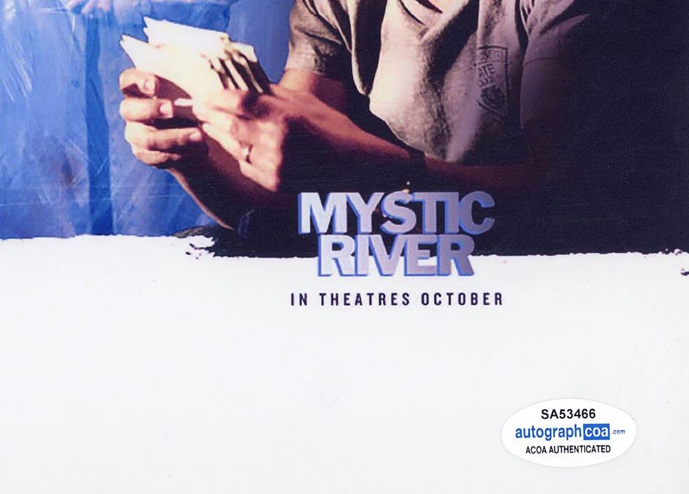KEVIN BACON — Kevin Bacon signed "MYSTIC RIVER" 8x10 Photo PROOF Footloose ACOA COA, изображение 5