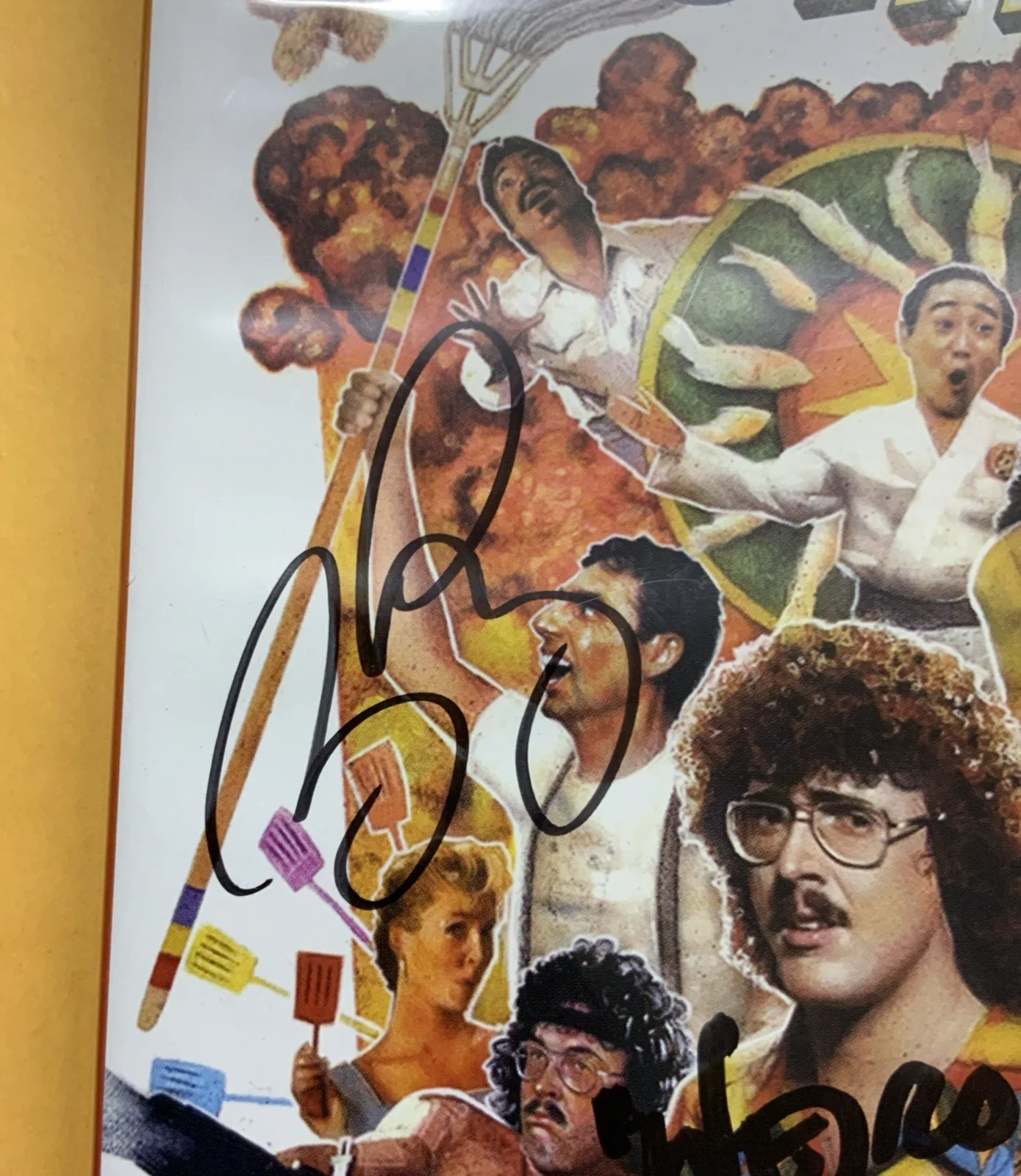 WEIRD AL YANKOVIC — UHF WEIRD AL YANKOVIC Micheal Richards autographed signed 25th anniversary rare, изображение 3