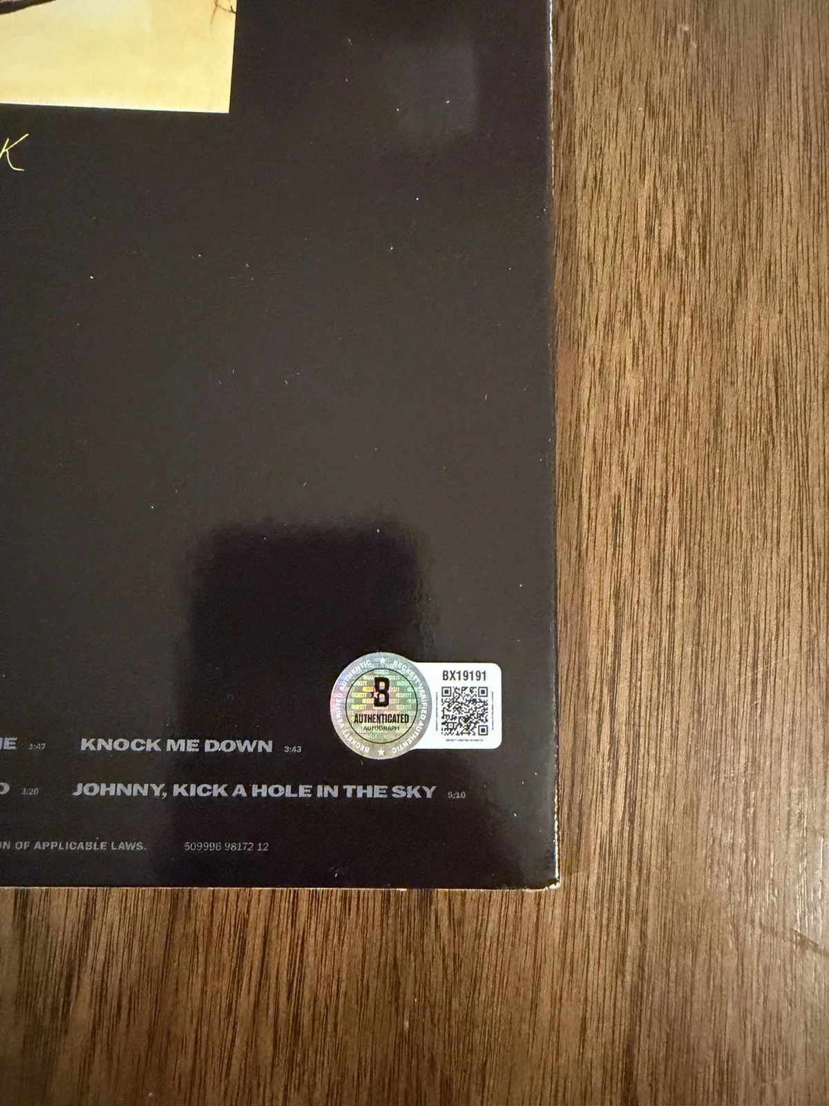 Chad Smith ‘Red Hot Chili Peppers’ Signed Vinyl Album ‘Mother’s Milk’ Beckett, изображение 4