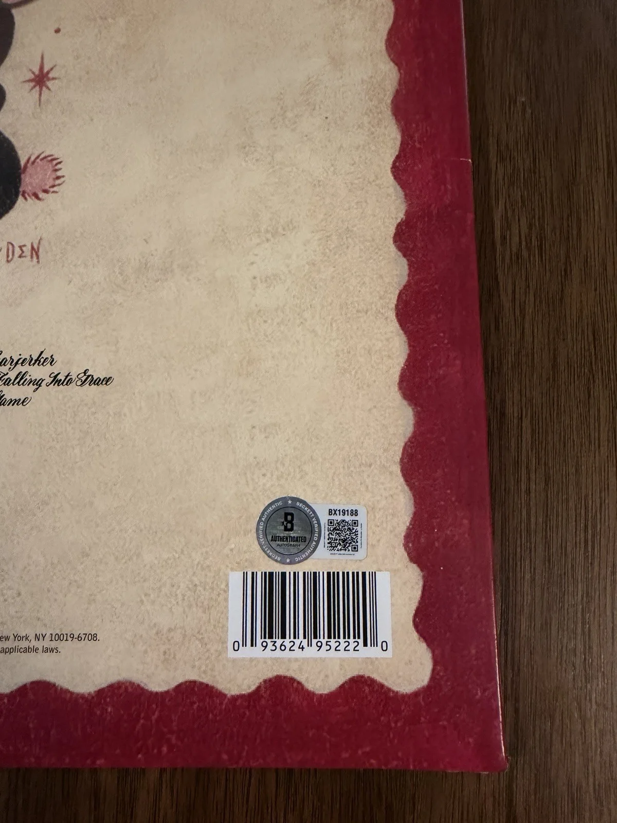 Chad Smith ‘Red Hot Chili Peppers’ Signed Vinyl Album ‘One Hot Minute’ Beckett, изображение 4