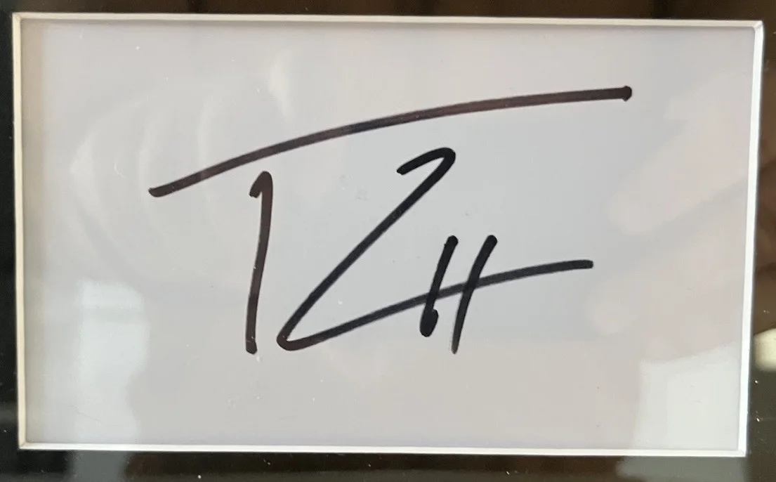 Travis Scott signed autographed index card & photo 8x10 framed 11x14 Hologram, image 3