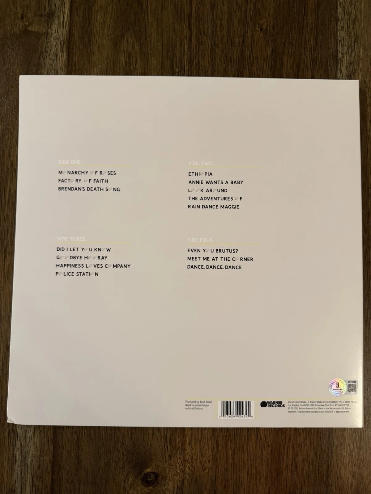 Chad Smith ‘Red Hot Chili Peppers’ Signed Vinyl Album ‘I’m With You’ Beckett, изображение 2